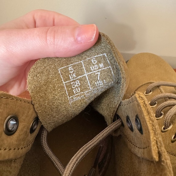 Dr. Martens Olive Suede Boots NEW - Picture 5 of 7